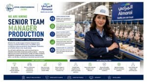 Senior Team Manager Production Jobs Hail Saudi Arabia 2026 