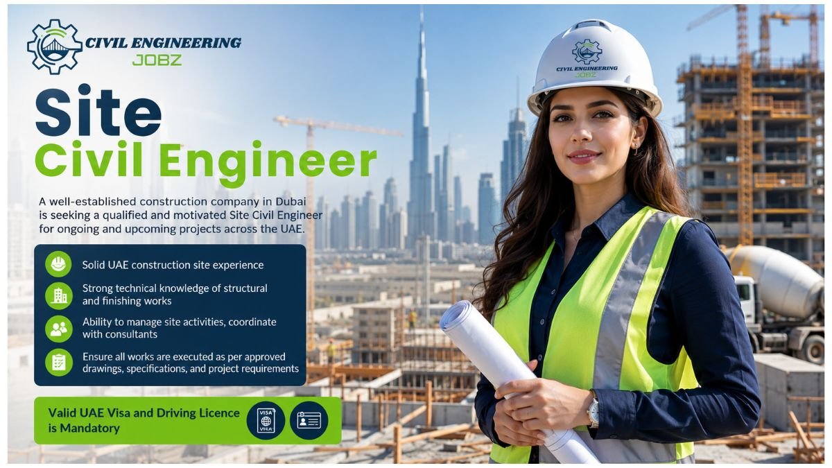 Site Civil Engineer Jobs Dubai UAE 2026 