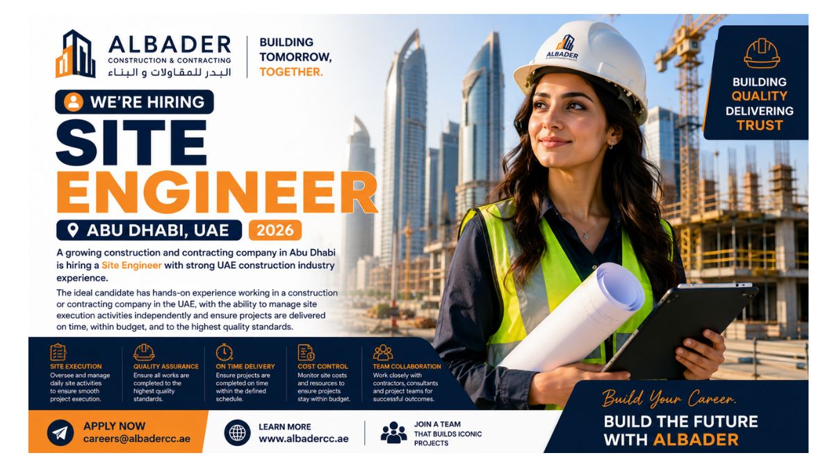 Site Engineer Jobs Abu Dhabi 2026