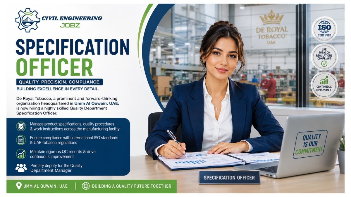 Specification Officer Jobs UAE 2026