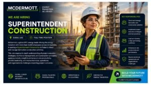 Superintendent Construction Jobs Dubai UAE 2026