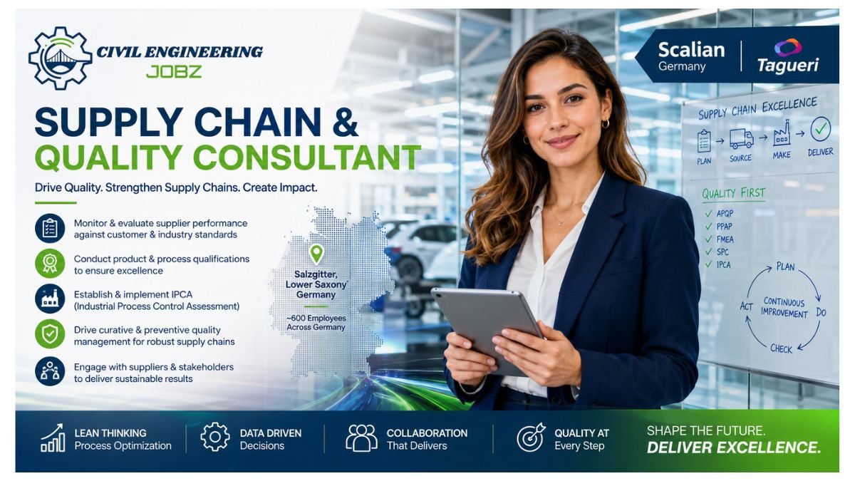 Supply Chain & Quality Consultant Jobs Salzgitter Germany 2026