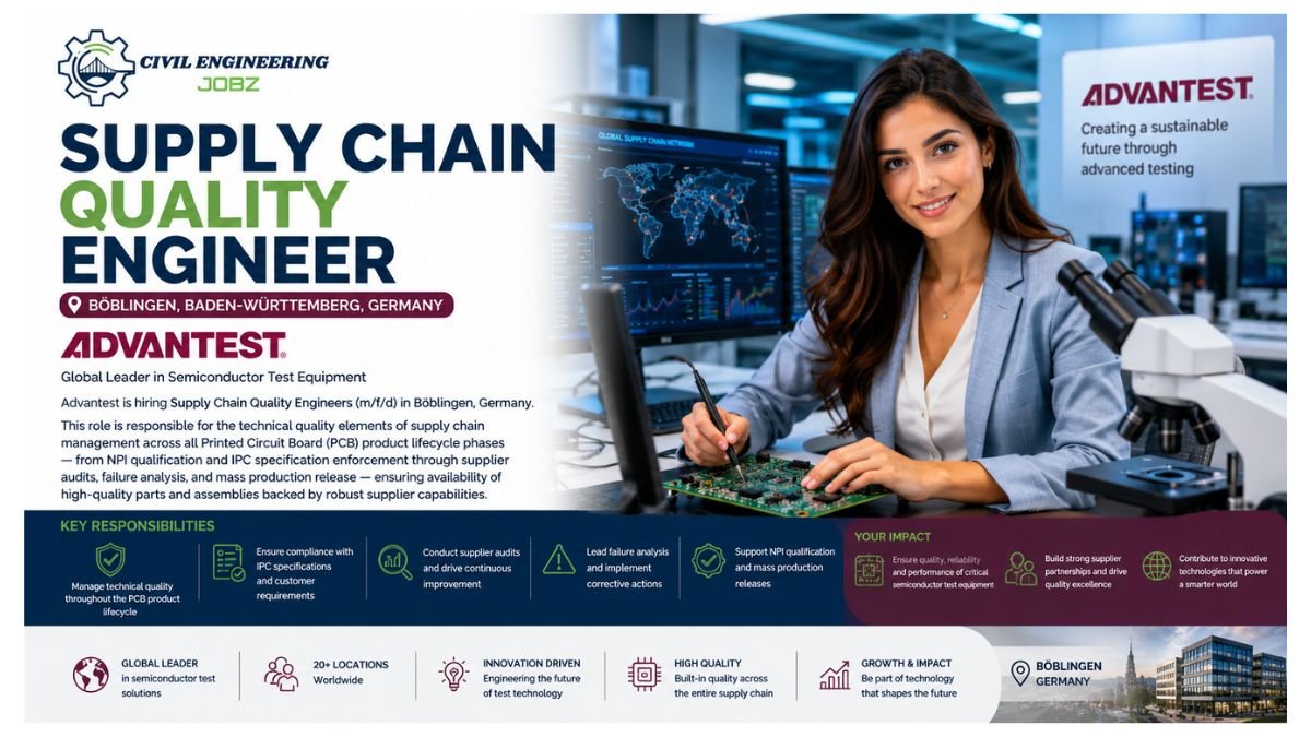 Supply Chain Quality Engineer Jobs Germany 2026 