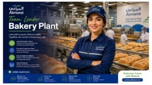 Team Leader Bakery Plant Jobs Jeddah 2026 