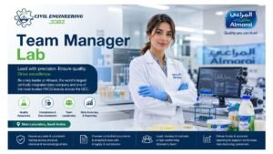 Team Manager Lab Jobs Saudi Arabia 2026