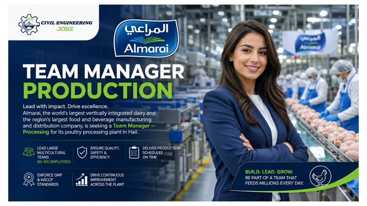 Team Manager Production Jobs Saudi Arabia 2026 