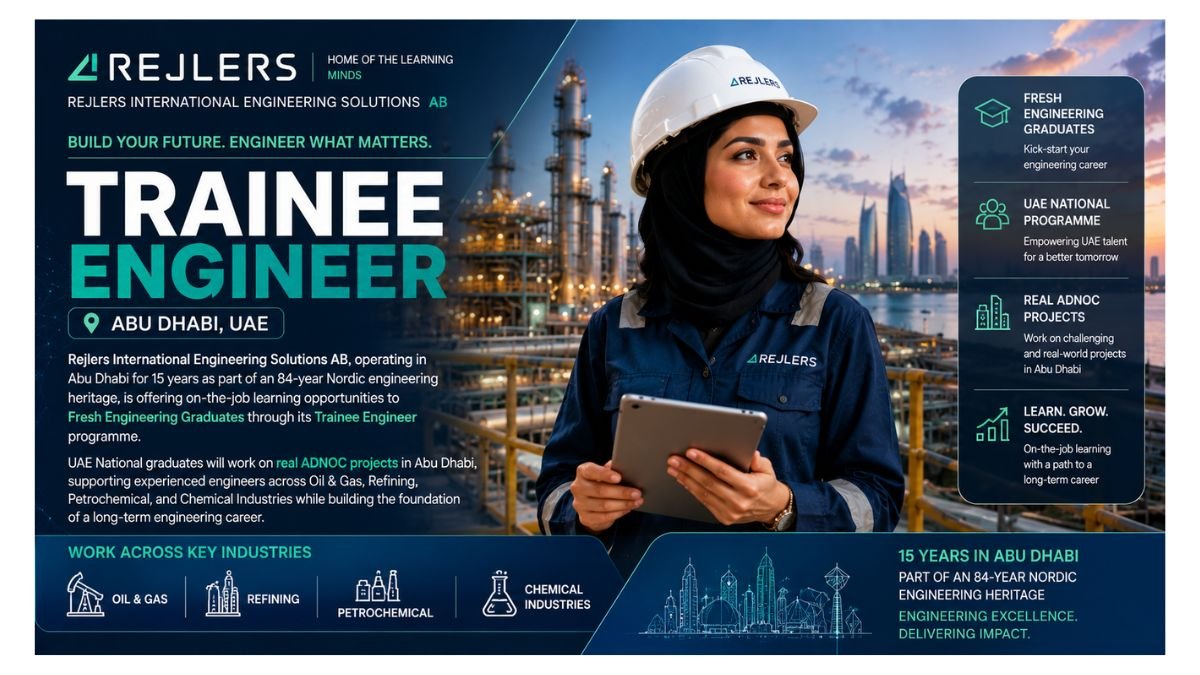 Trainee Engineer Jobs Abu Dhabi UAE 2026