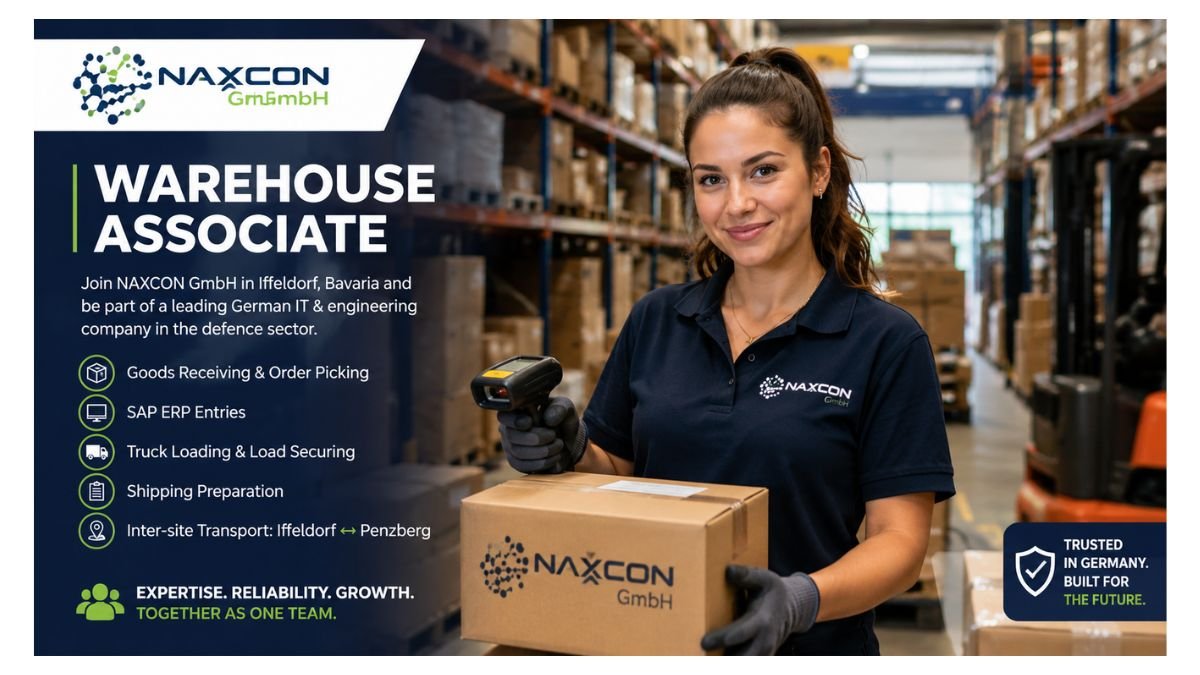 Warehouse Associate Jobs Iffeldorf Bavaria Germany 2026
