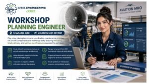 Workshop Planning Engineer Jobs UAE 2026 