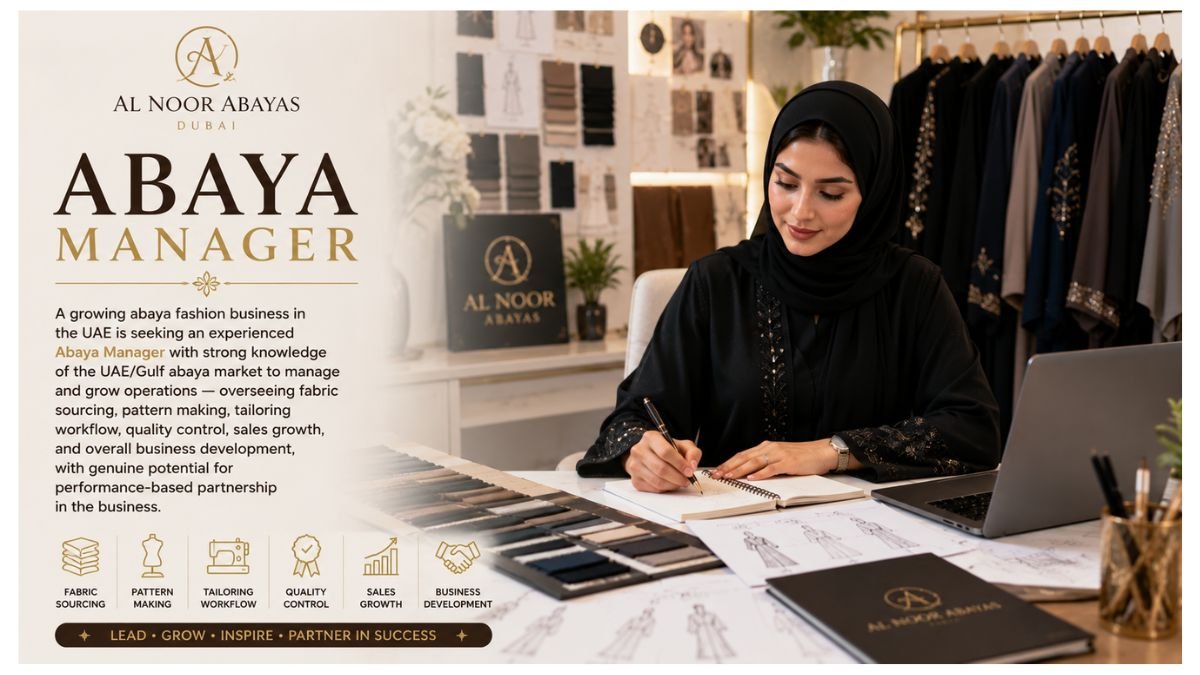 Abaya Manager Jobs UAE 2026