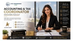 Accounting & Tax Coordinator Jobs Dubai 2026 