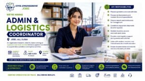 Admin Logistics Coordinator Jobs Dubai UAE 2026 