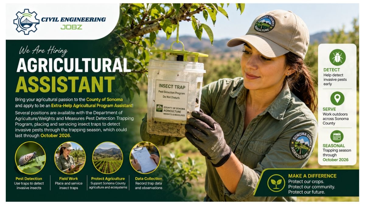 Agricultural Assistant Jobs Santa Rosa CA 2026 