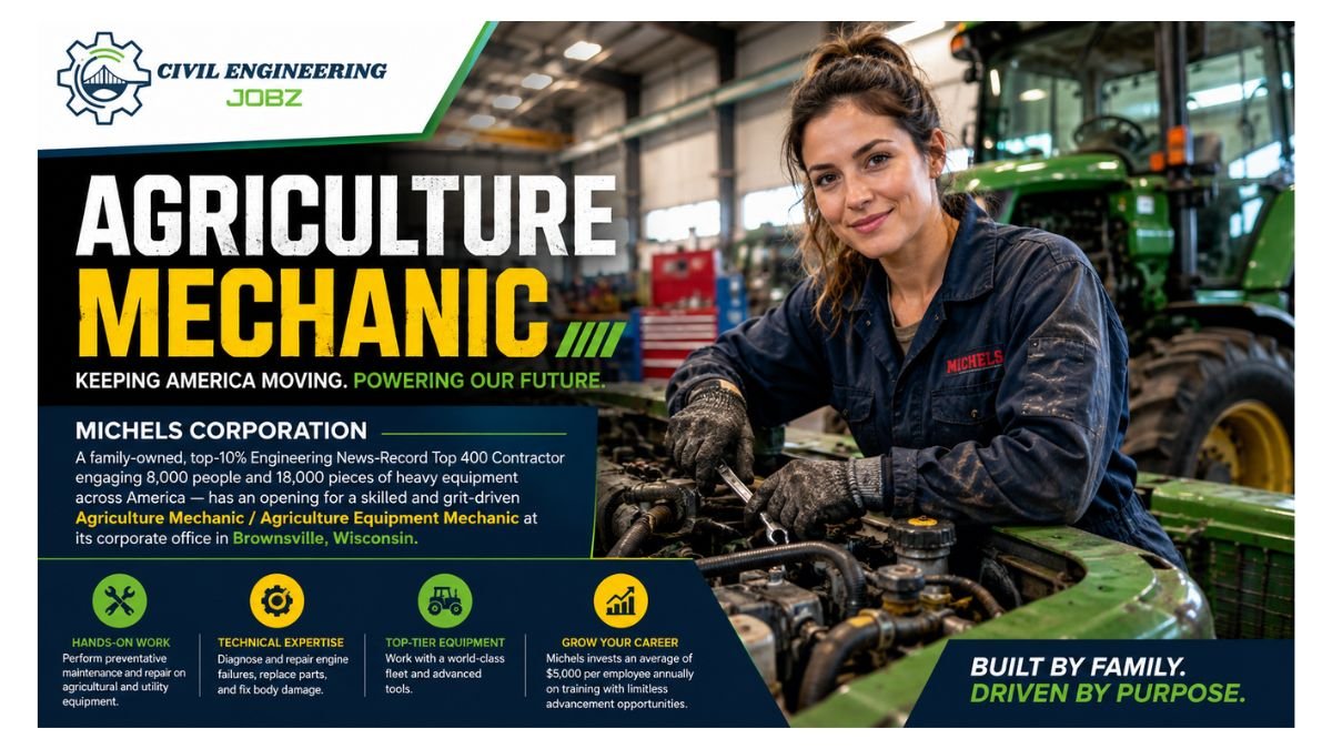 Agriculture Mechanic Jobs Brownsville WI USA 2026