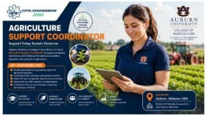 Agriculture Support Coordinator Jobs Auburn AL 2026