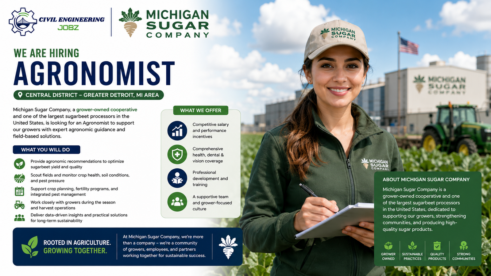 Agronomist Jobs Detroit MI 2026