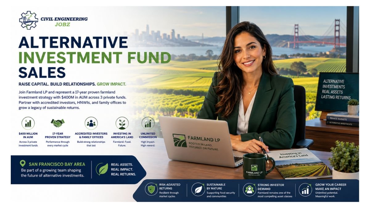 Alternative Investment Fund Sales Jobs San Francisco 2026
