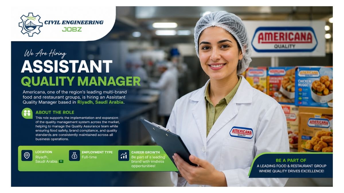 Assistant Quality Manager Jobs Riyadh 2026
