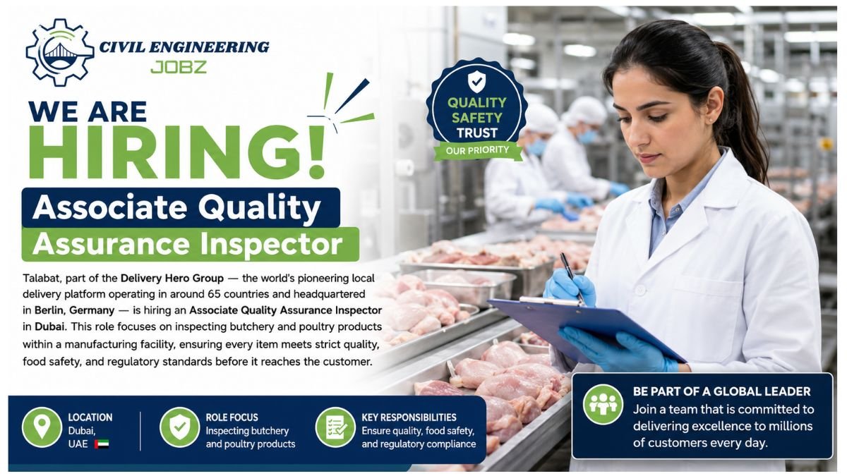 Associate Quality Assurance Inspector Jobs Dubai 2026