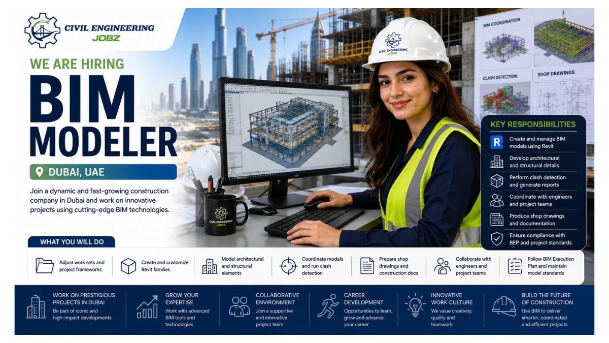 BIM Modeler Jobs Dubai UAE 2026 