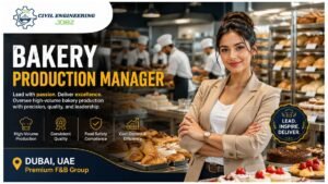 Bakery Production Manager Jobs Dubai UAE 2026 