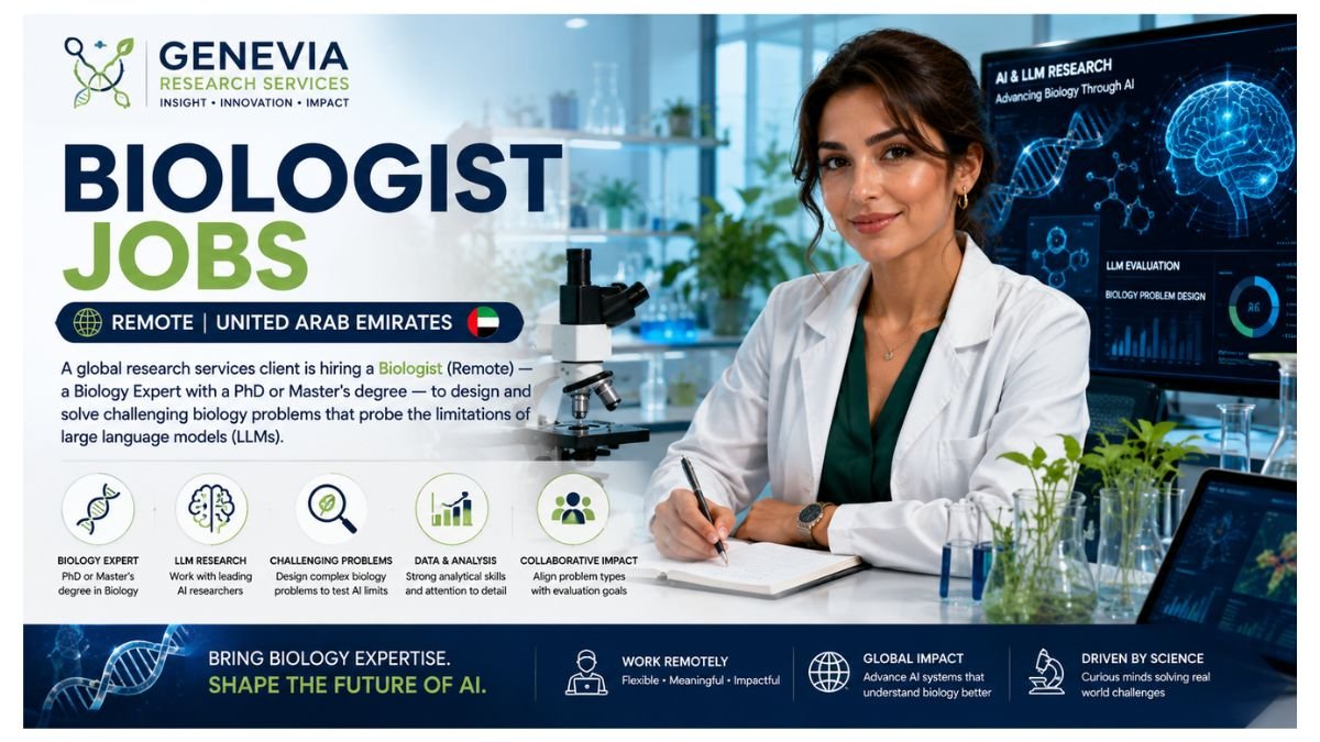 Biologist Jobs UAE 2026