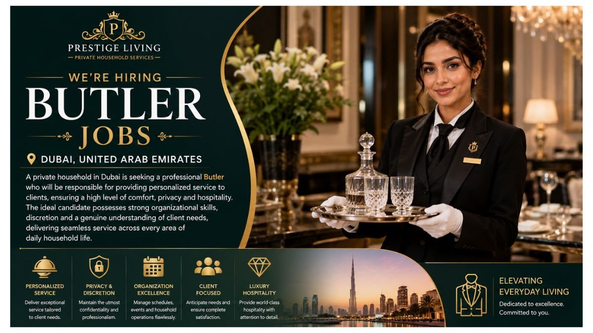 Butler Jobs UAE 2026
