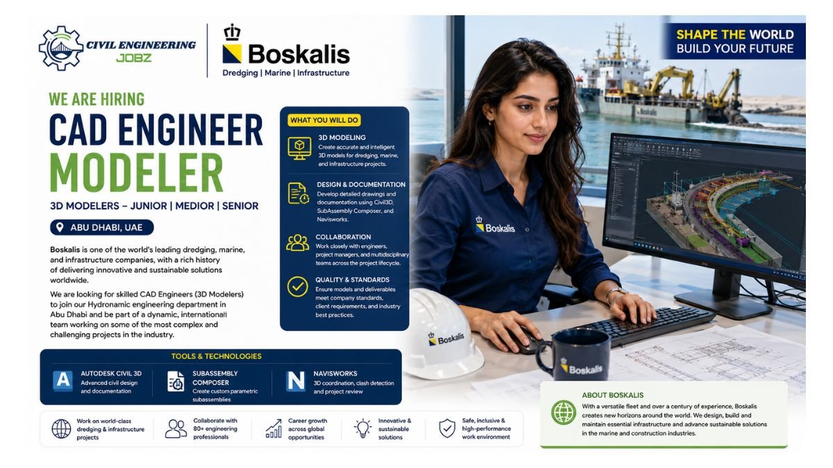 CAD Engineer Modeler Jobs Abu Dhabi UAE 2026