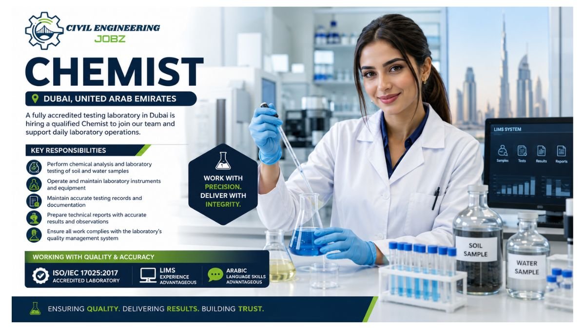 Chemist Jobs Dubai UAE 2026