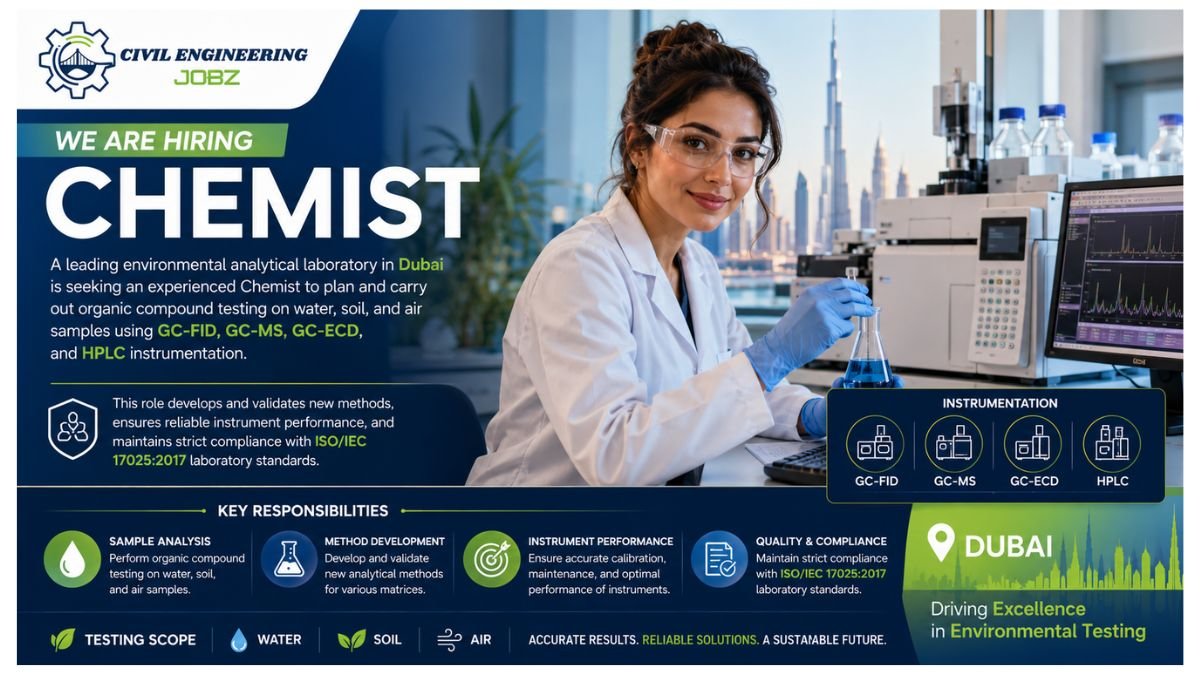 Chemist Jobs Dubai UAE 2026