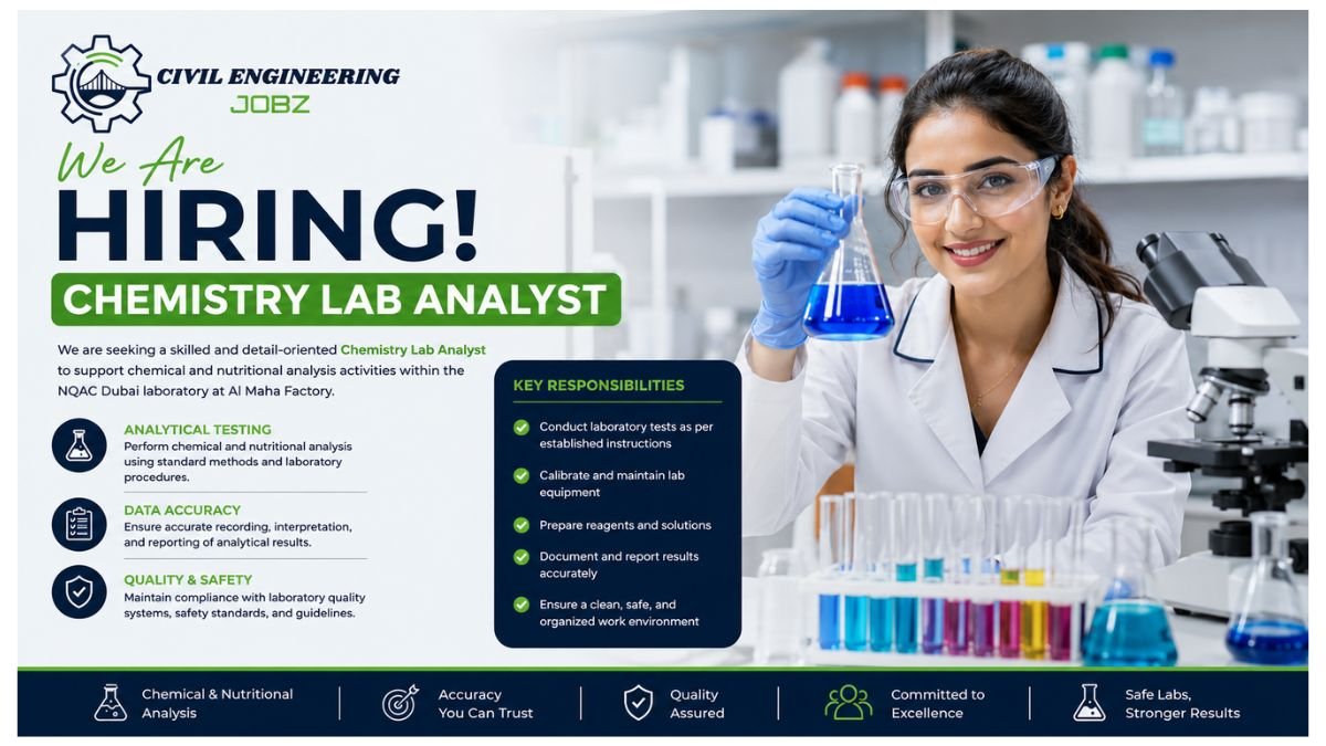 Chemistry Lab Analyst Jobs Dubai 2026