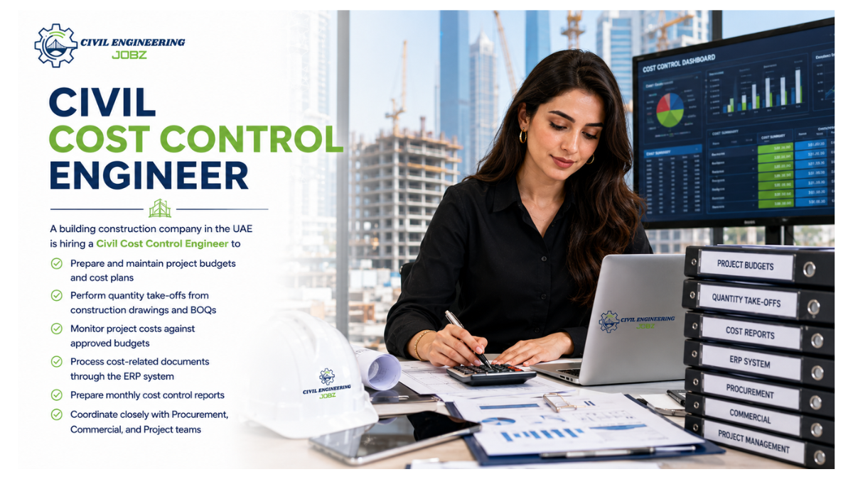 Civil Cost Control Engineer Jobs UAE 2026