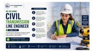 Civil Transmission Line Jobs Dubai UAE 2026