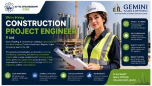 Construction Project Engineer Jobs UAE 2026