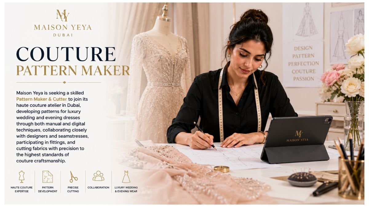 Couture Pattern Maker Jobs Dubai 2026