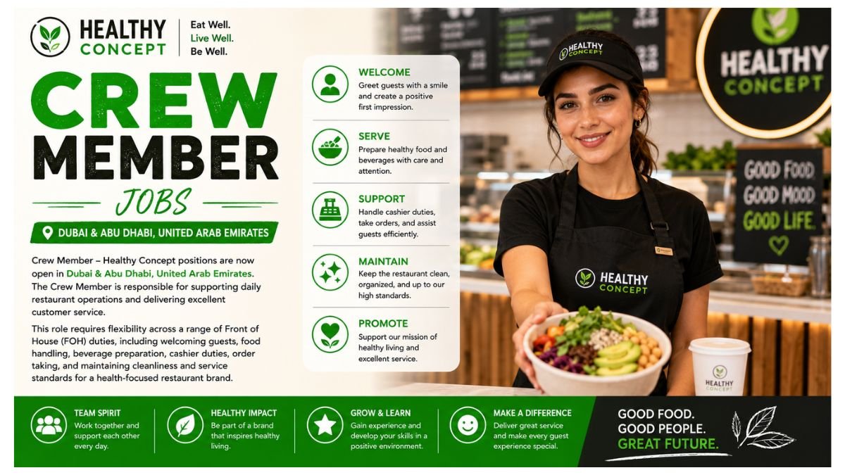 Crew Member Jobs UAE 2026