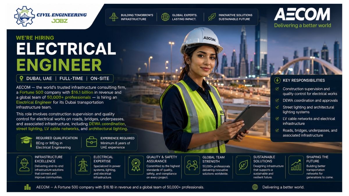 Electrical Engineer Jobs Dubai 2026 