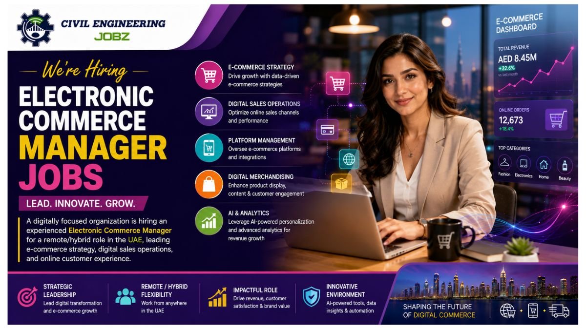 Electronic Commerce Manager Jobs UAE 2026