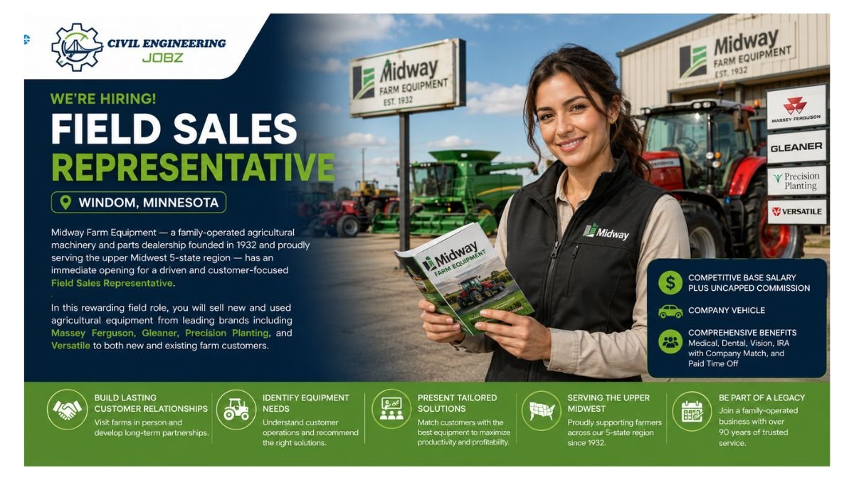 Field Sales Representative Jobs Windom MN USA 2026