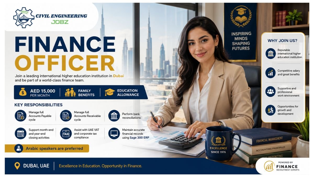 Finance Officer Jobs Dubai UAE 2026 