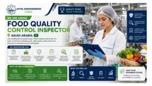 Food Quality Control Inspector Jobs Saudi Arabia 2026