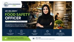Food Safety Officer Jobs Dubai UAE 2026 