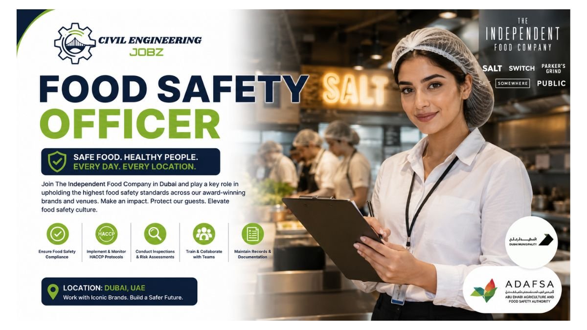 Food Safety Officer Jobs Dubai UAE 2026