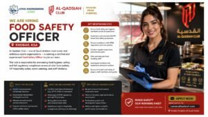 Food Safety Officer Jobs Saudi Arabia 2026