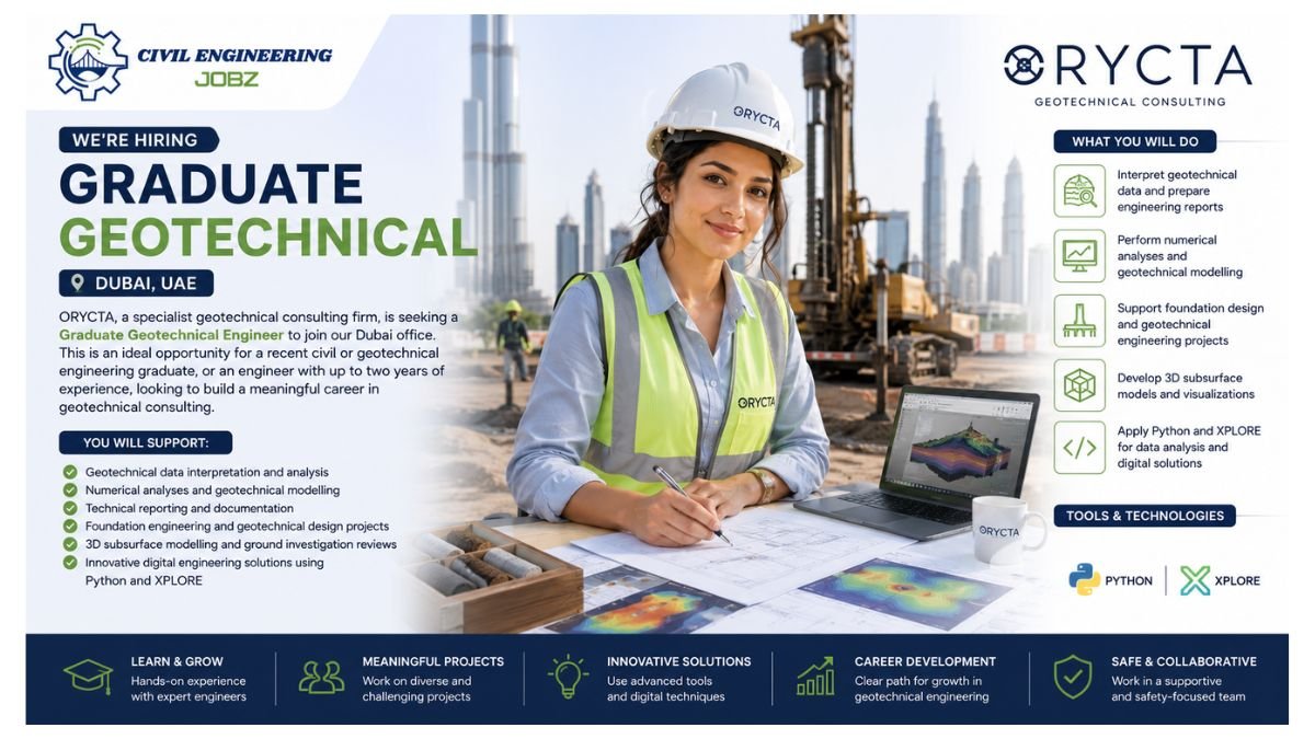 Graduate Geotechnical Engineer Jobs Dubai UAE 2026
