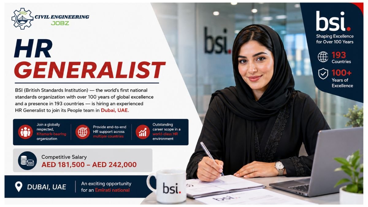 HR Generalist Jobs Dubai UAE 2026 