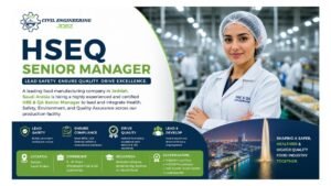 HSEQ Senior Manager Jobs Jeddah Saudi Arabia 2026