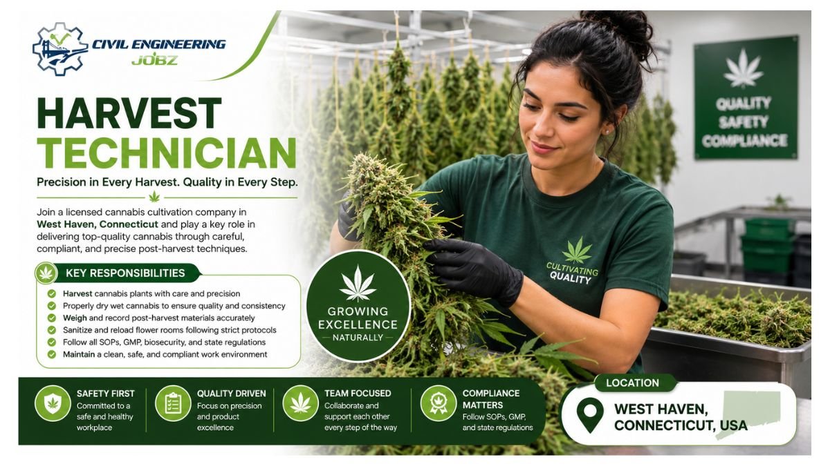 Harvest Technician Jobs West Haven CT USA 2026