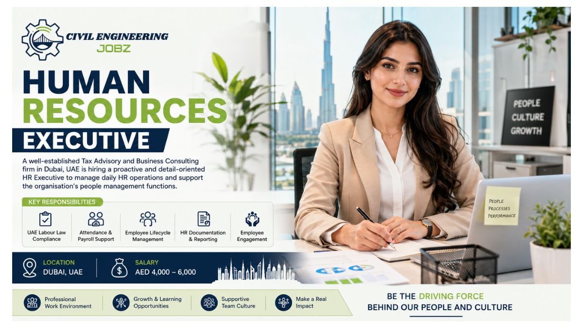 Human Resources Executive Jobs Dubai 2026 