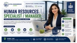 Human Resources Specialist Manager Jobs Dubai UAE 2026 